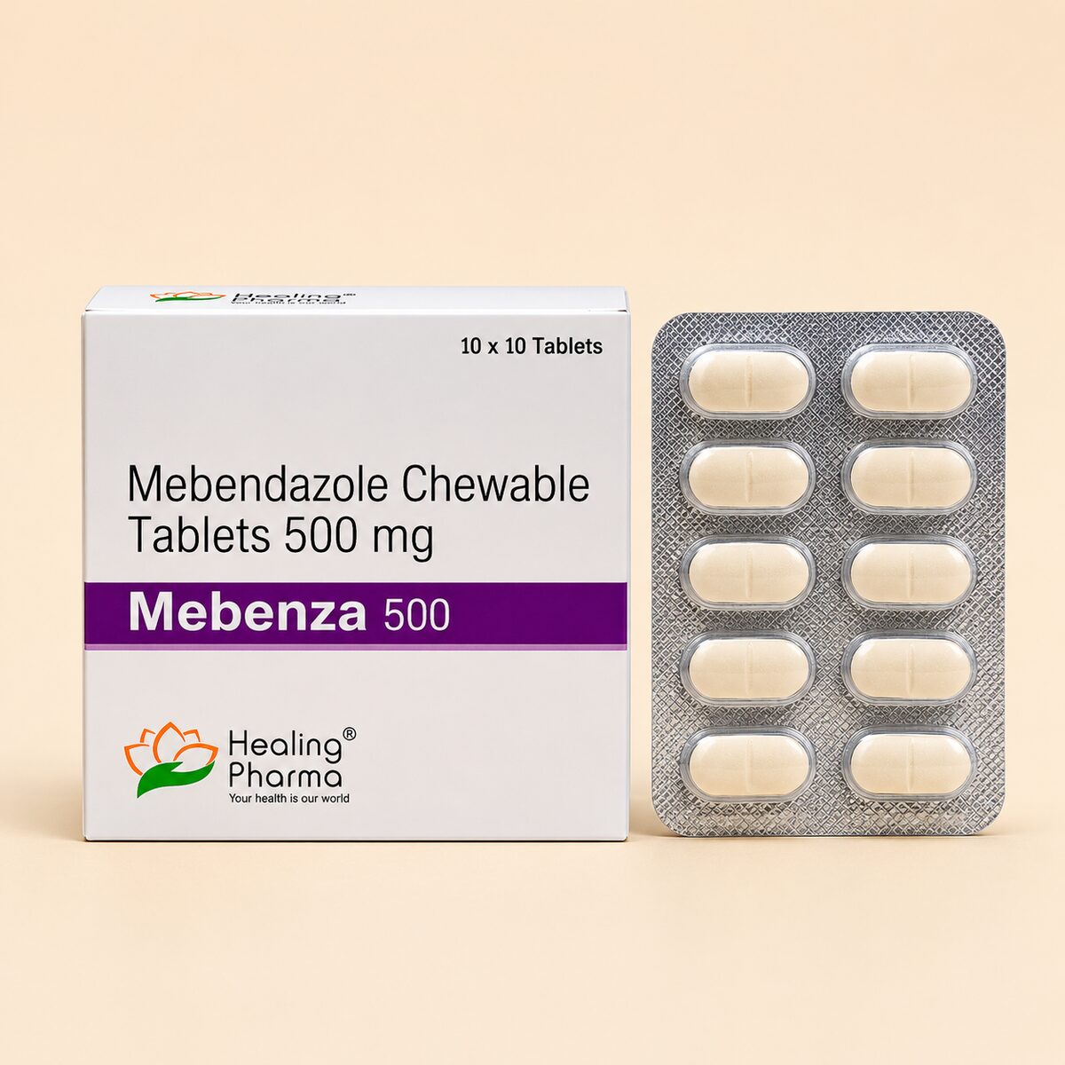 Mebenza Mebendazole 500mg Tablets