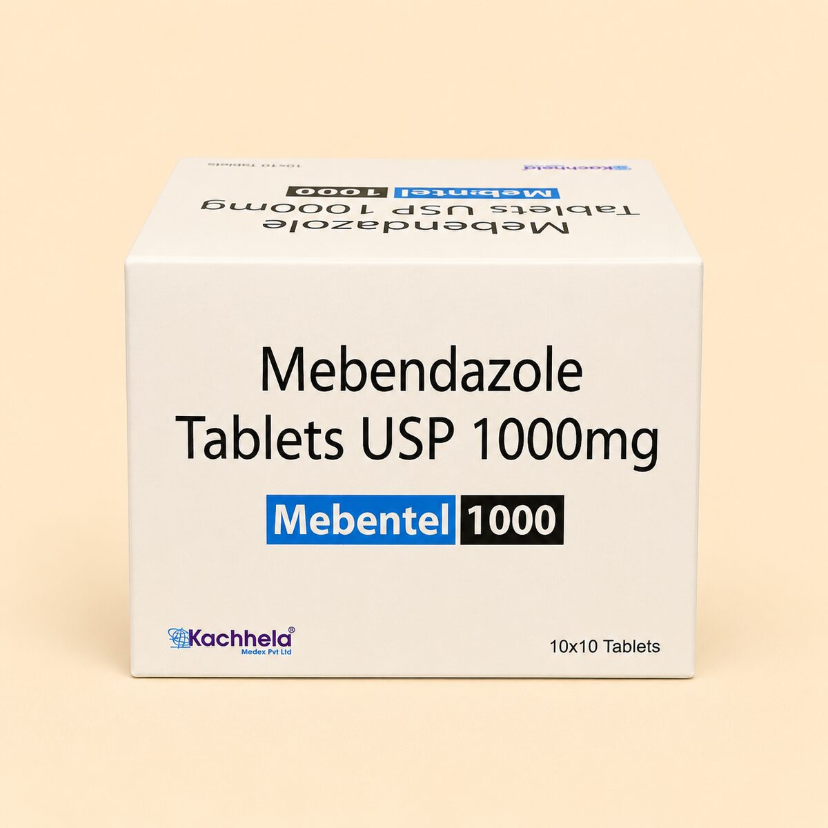 Mebentel Mebendazole 1000 mg Tablets